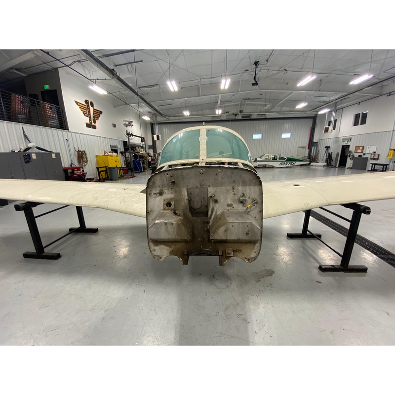 Mooney M20E Fuselage w Airworthiness, Bill of Sale, Data Tag, and Logs