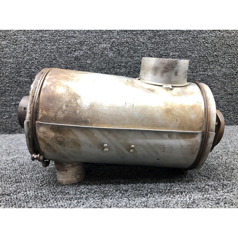 26345-005 (USE: 26345-008) Lycoming IO-540-D4A5 Exhaust Muffler LH w Shroud
