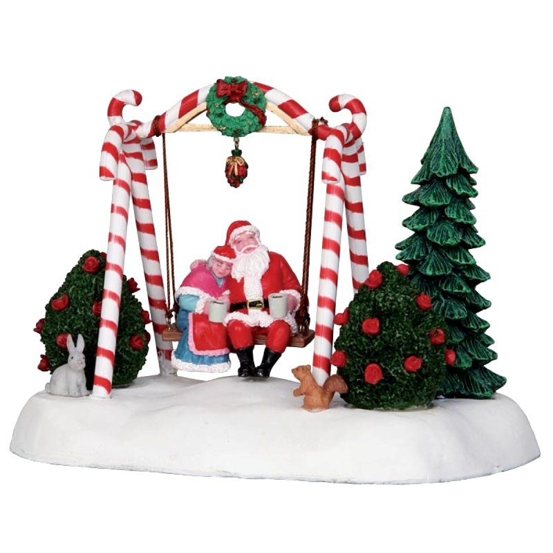 LIC LTD 24479 Santa Swing, Santa’s Wonderland, Polyresin