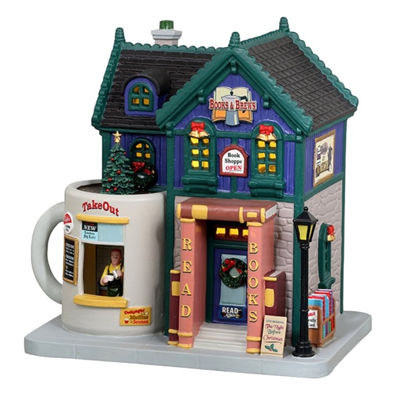 LIC LTD 35038 Books and Brews Cafe, Caddington Village, Porcelain