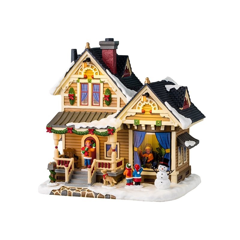 LIC LTD 45221 Christmas Eve at Grandmas, Caddington Village, Resin