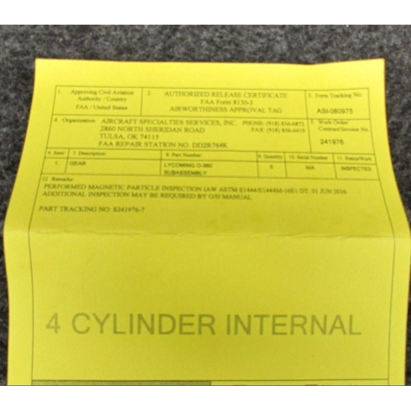 LW-14712 Lycoming O-360 Impeller Oil Pump (OVERHAULED W/ 8130-3)