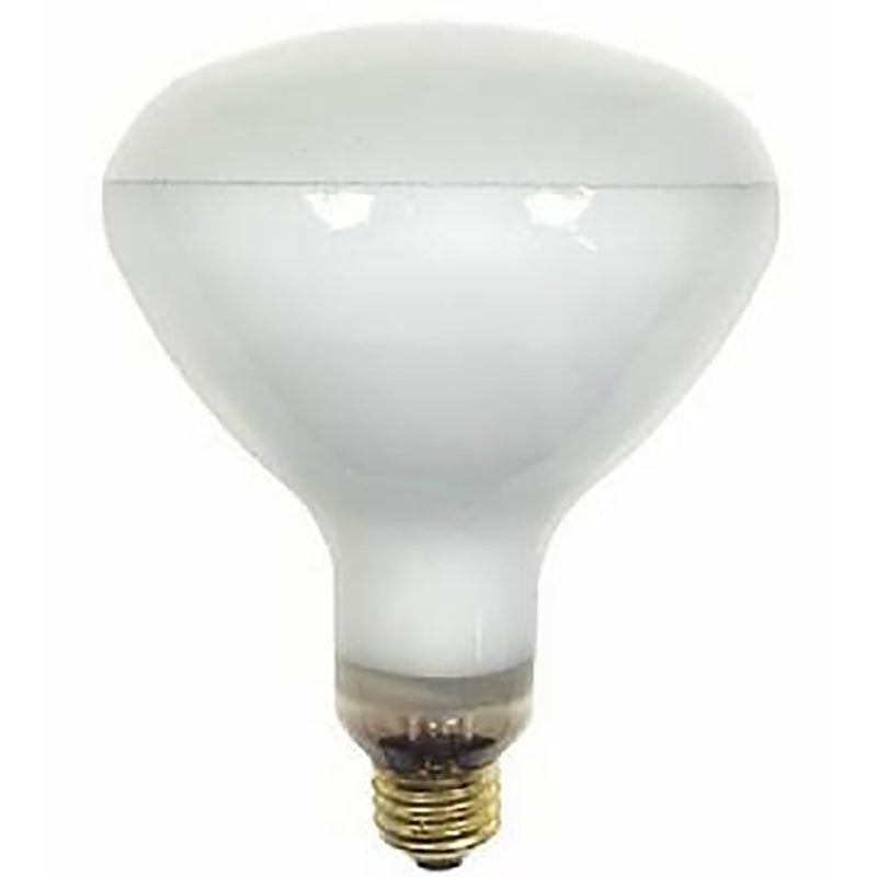 GE 48069 Heat Bulb, 125 W, R40 Lamp, E26 Medium Lamp Base, 1400 Lumens, 2500 K Color Temp, Warm White Light