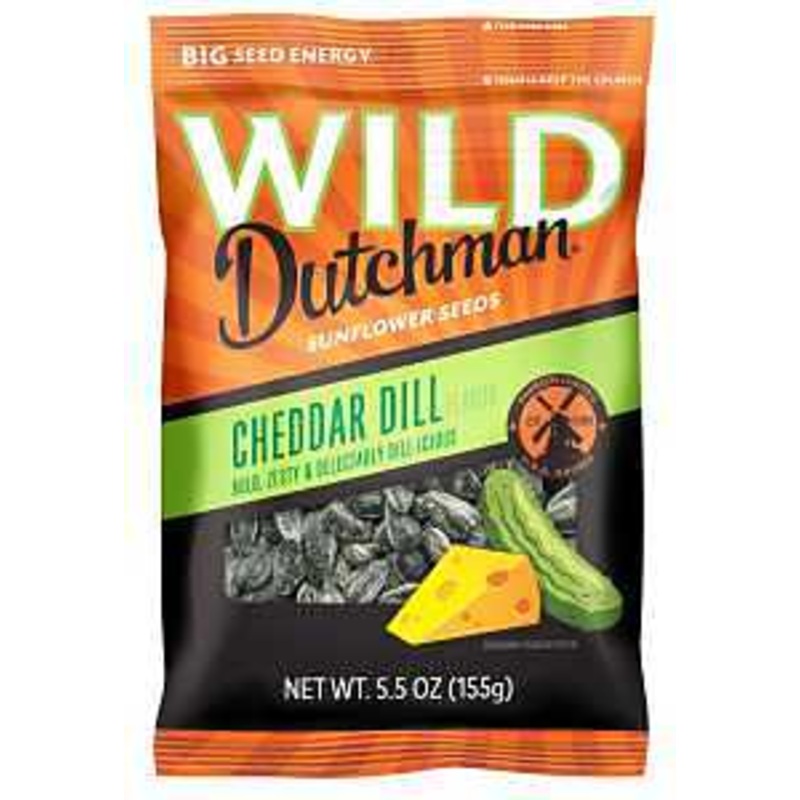 WILD Dutchman 508 Sunflower Seeds, Cheddar Dill, 5.5 oz Bag