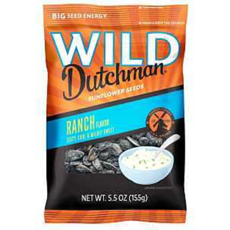 WILD Dutchman 507 Sunflower Seeds, Ranch, 5.5 oz Bag