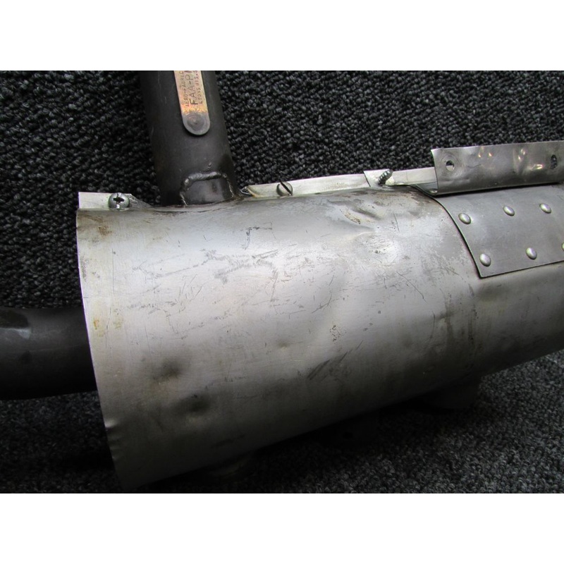 0450338-63 (Alt: 0450400-4) Continental O-200-A Exhaust Muffler with Shroud LH