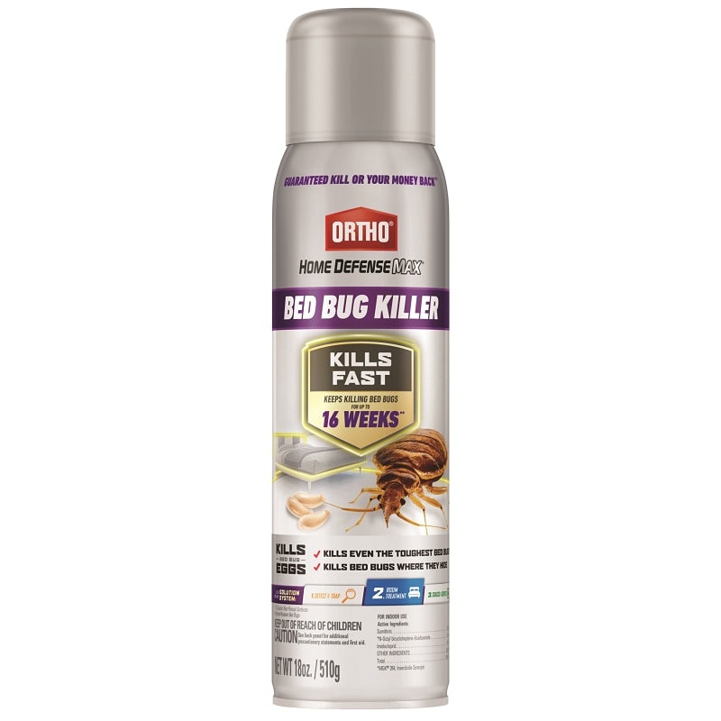 Ortho Home Defense Max 0201405 Bed Bug Killer, Liquid, Spray Application, 18 oz Can