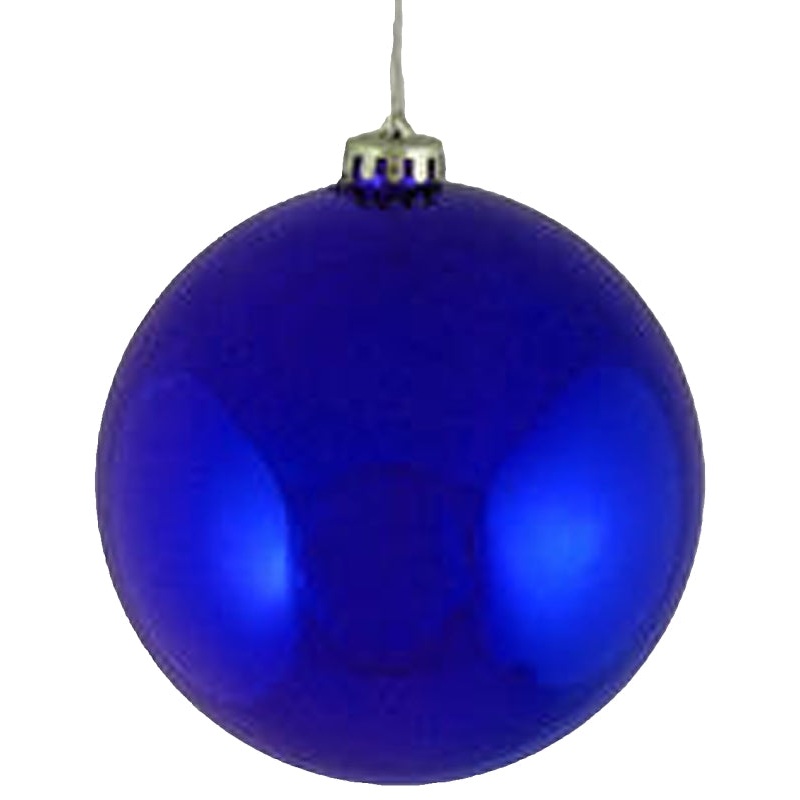 Hometown Holidays 99201 Christmas Ball Ornament, 150 mm H, Plastic, Assorted