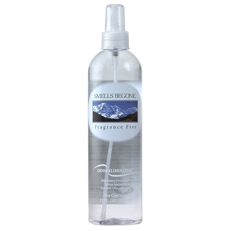Smells Begone 00112 Odor Eliminator, 12 oz, Faint Blue, Clear