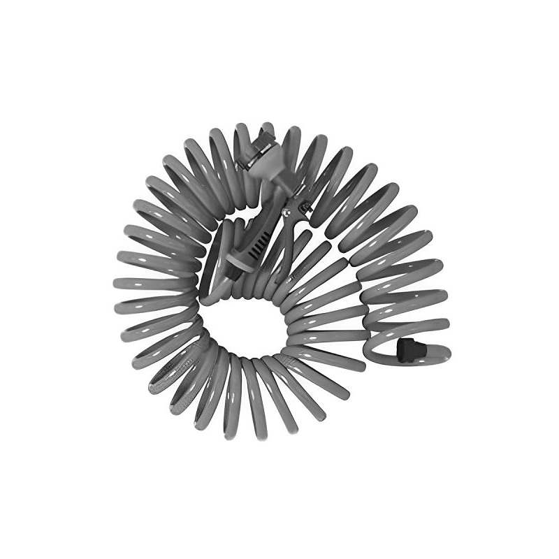 Orbit 27560 Coil Hose, 50 ft L, Gray