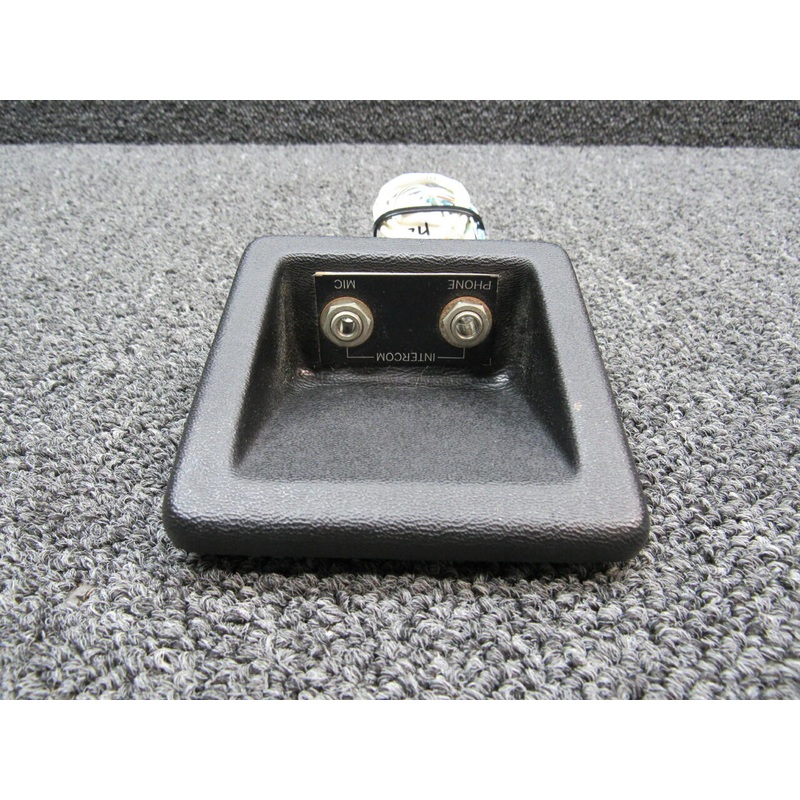 100590-004 (USE: 100590-802) Piper PA28-181 Plate Assembly Intercom W/ Jacks