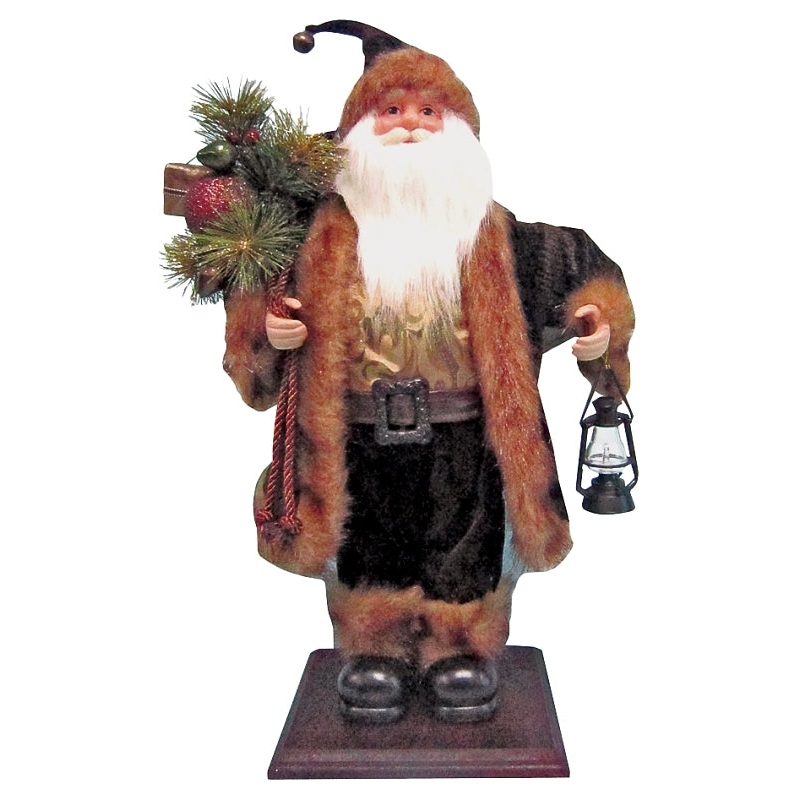 18IN WOODLAND SANTA