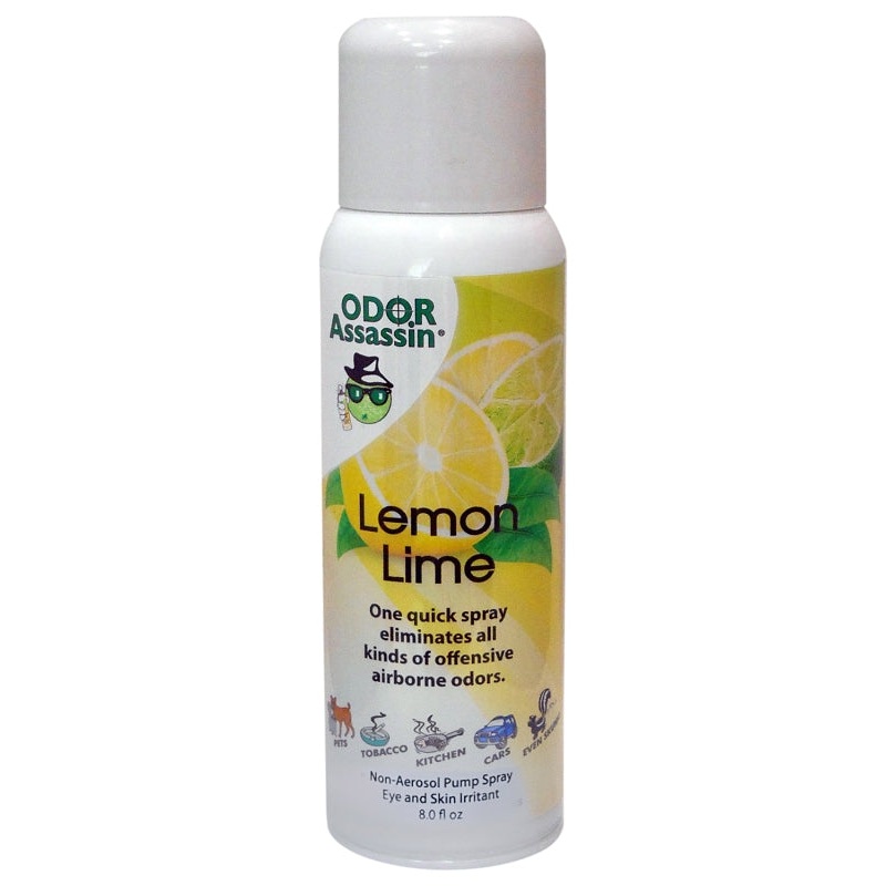 Odor Assasin 124949 Odor Eliminator, 6 oz Can, Pale Yellow, Orange Terpenes