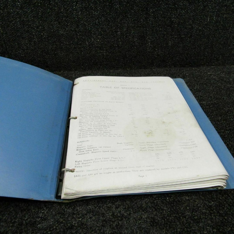 Continental A50, A65, A75, A80 Overhaul Manual (C20)