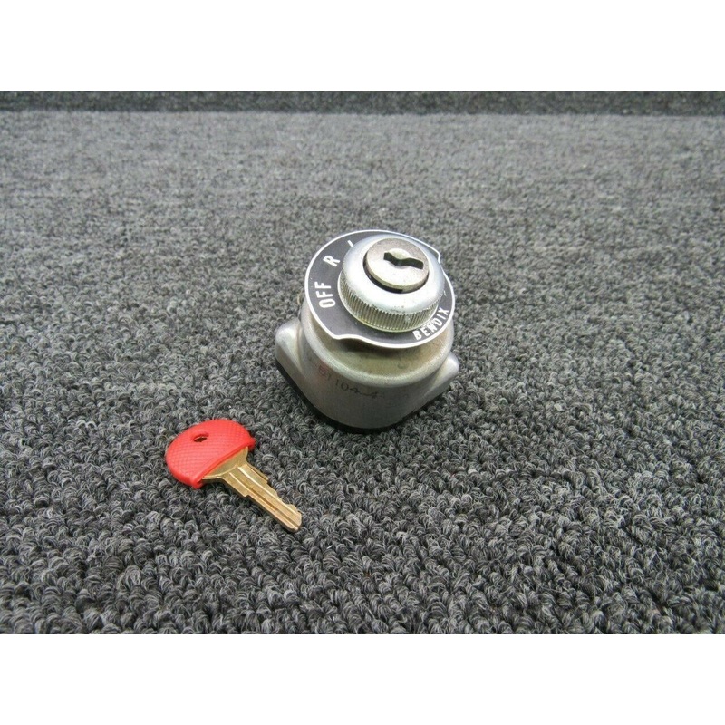 10-51104-41 (Alt: 14314-002) Piper PA24-250 Ignition Switch Assy w/ Key (V: 14)