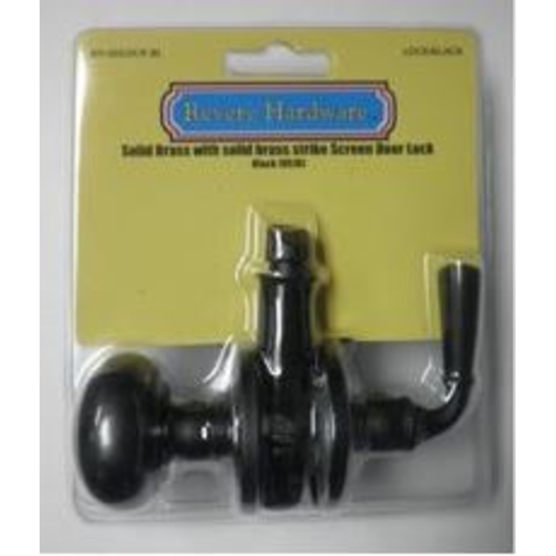 Rever Hardware Screen Door Lock RH-SDLOCK (Black)