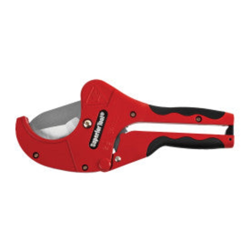 Superior Tools 2 in. PVC Soft Grip Ratcheting Cutter