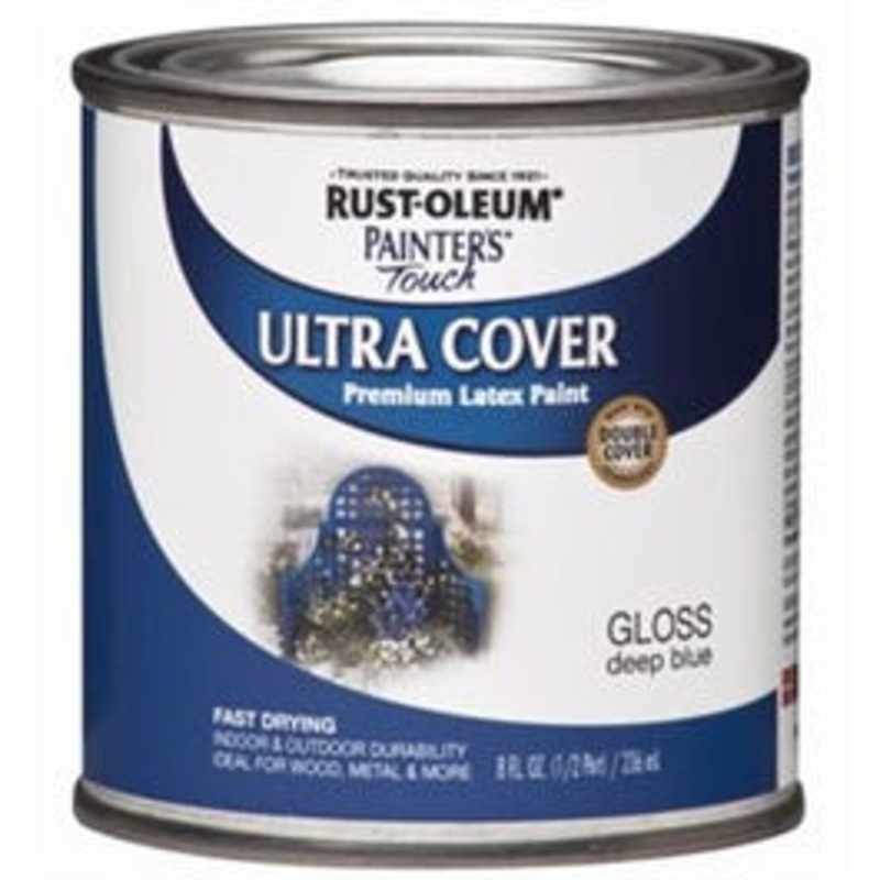 Painter’s Touch Ultra Cover Paint, Deep Blue, 1/2-Pt.