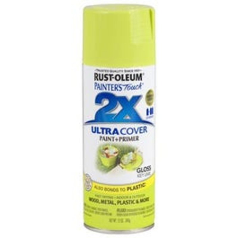 Painter’s Touch 2X Spray Paint, Gloss Key Lime, 12-oz.