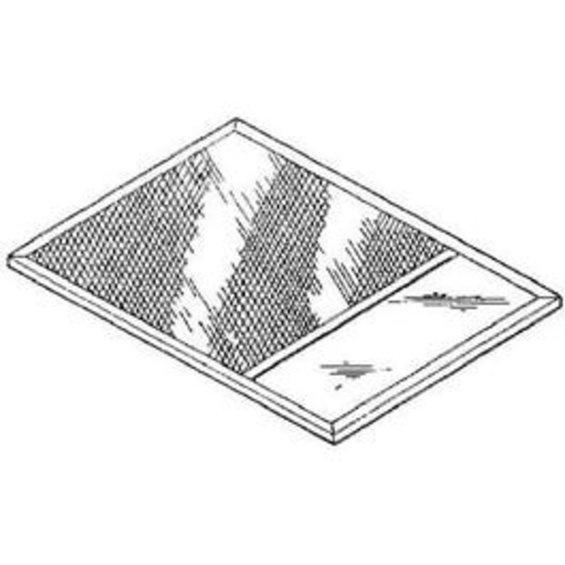 Range Hood Filter, Aluminum With Light Lens