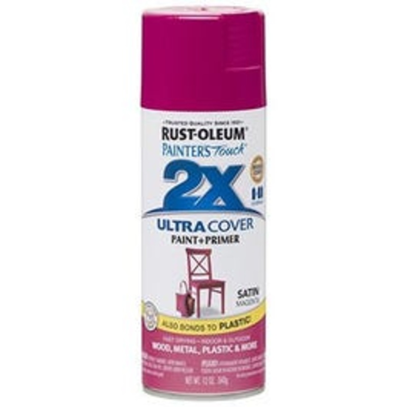 Painter’s Touch 2X Spray Paint, Magenta, 12-oz.