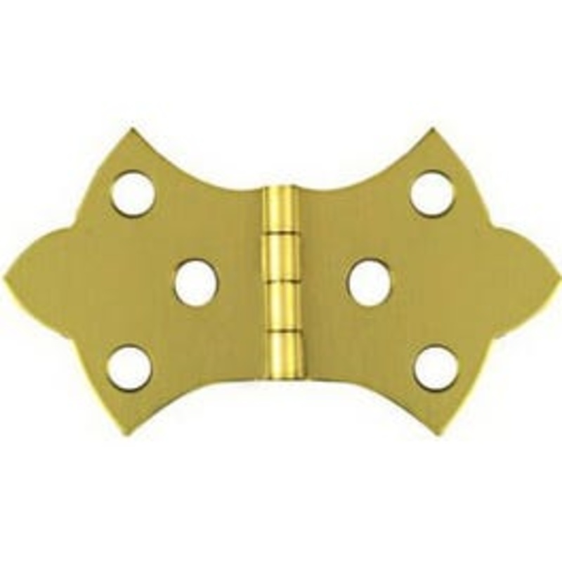 2-Pk., 1-11/16 x 3-1/16-In. Brass Decorative Hinges