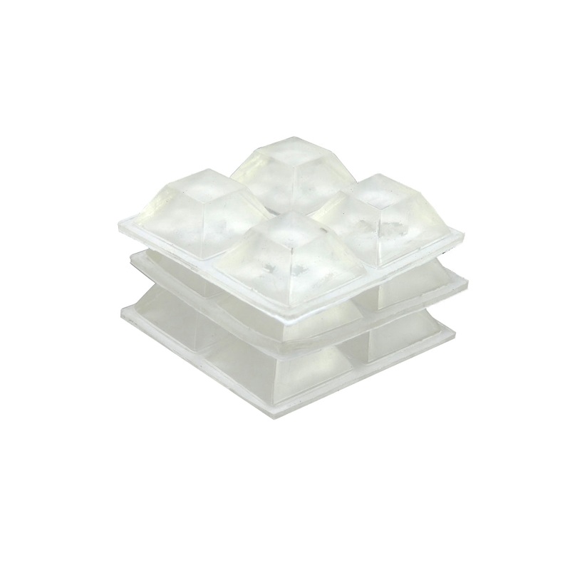 Shepherd Hardware 3/4-Inch SurfaceGard Clear Adhesive Bumper Pads, 12-Count