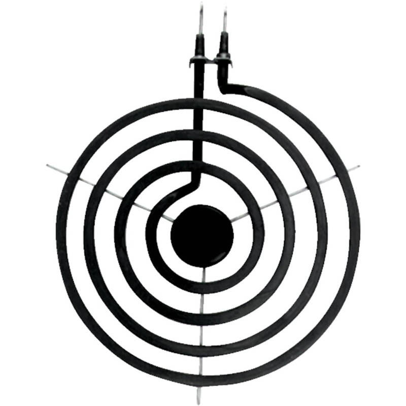 Range Kleen Style A & F 8 In. 4-Coil Plug-in Range Element with Y Bracket