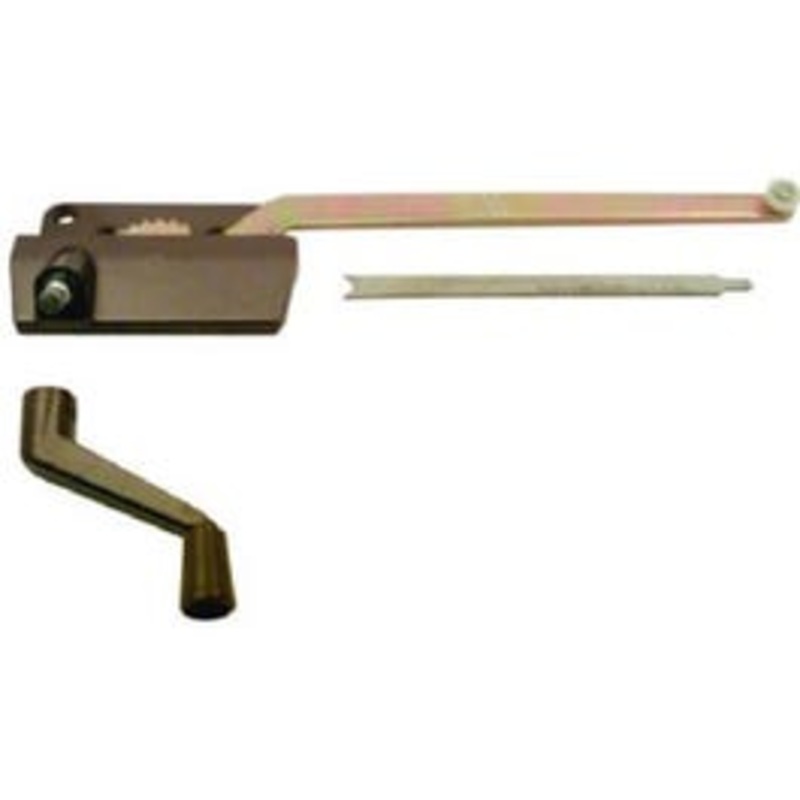 Wood Casement Window Operator, Right-Hand, Bronze-Finish