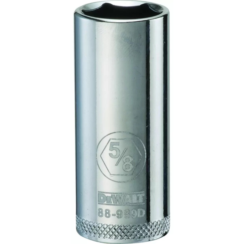 DeWalt 3/8 in Drive 6 pt Deep Socket Standard 5/8 in