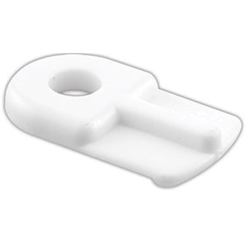 WHT FLUSH PLASTIC SCREEN CLIP 12/P