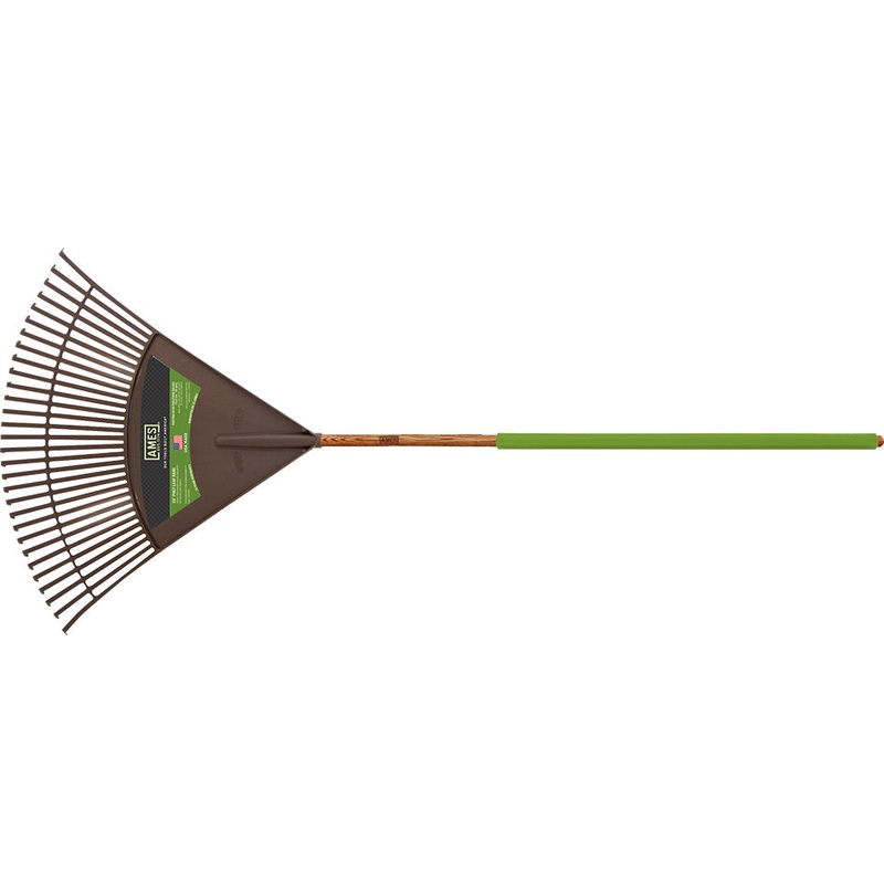 The AMES Companies 30 in. Poly Leaf Rake