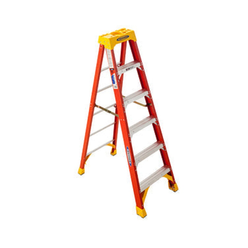 Werner 6ft Type IA Fiberglass Step Ladder 6206 (6 ft)