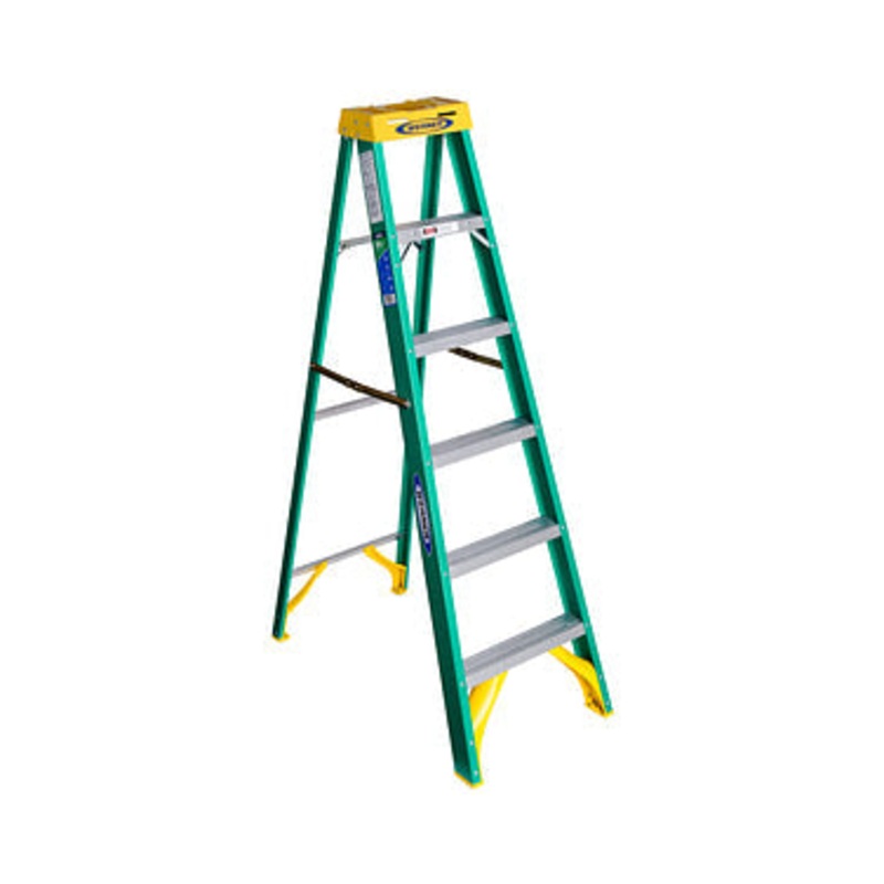 Werner 6ft Type II Fiberglass Step Ladder 5906 (6 ft)