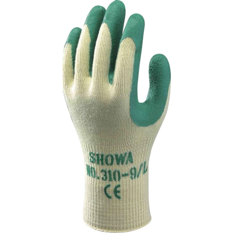 Atlas Latex Coated Glove|Green XSmall|Gray Large