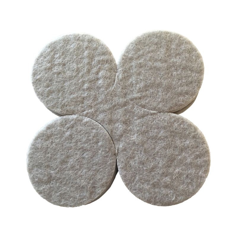 Shepherd Hardware 1-1/2-Inch Self-Adhesive Felt Commerical Grade, 8-Count, Beige