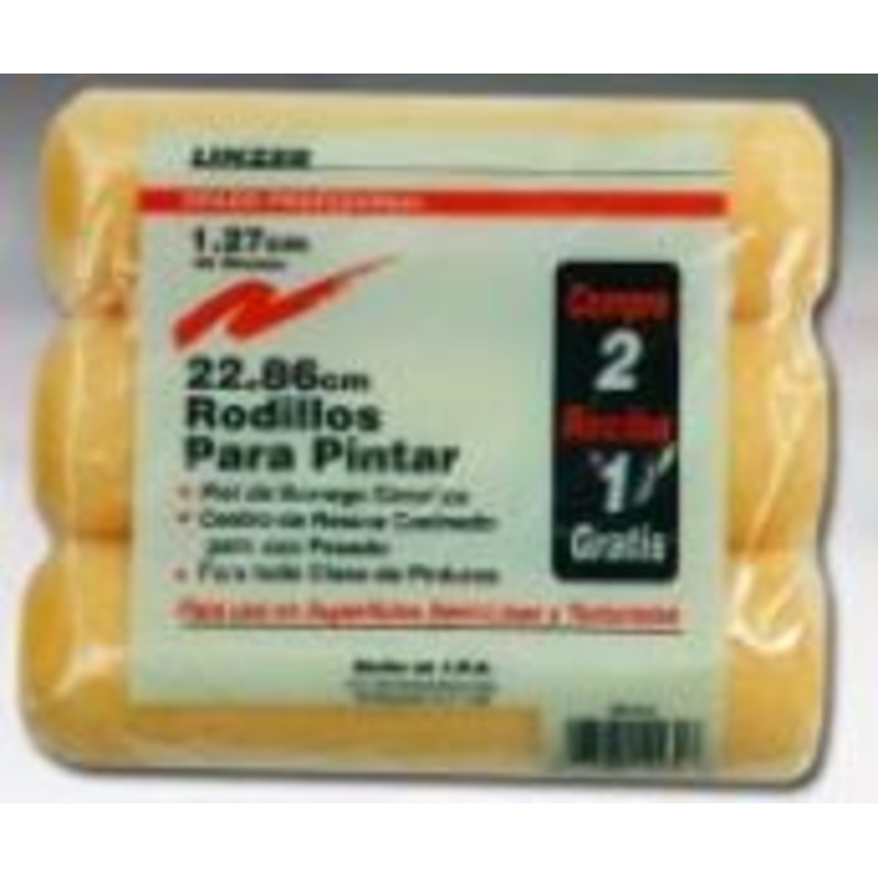 Linzer Pylam Tri-Packs Semi-Smooth Roller Cover 3/8 x 9