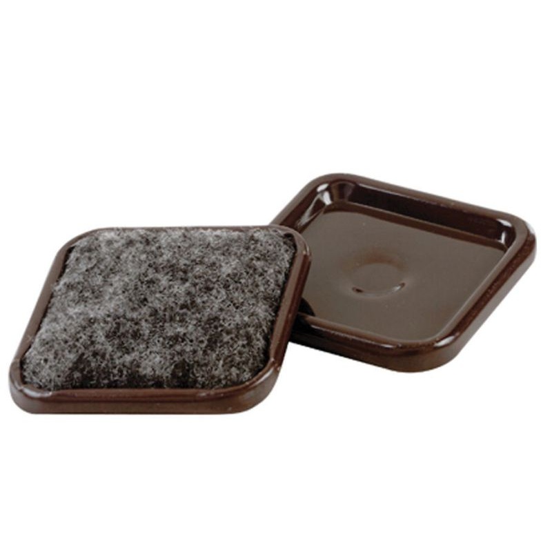 Shepherd Hardware 1-7/8-Inch Carpet Base Furniture Cups, 4-Pack