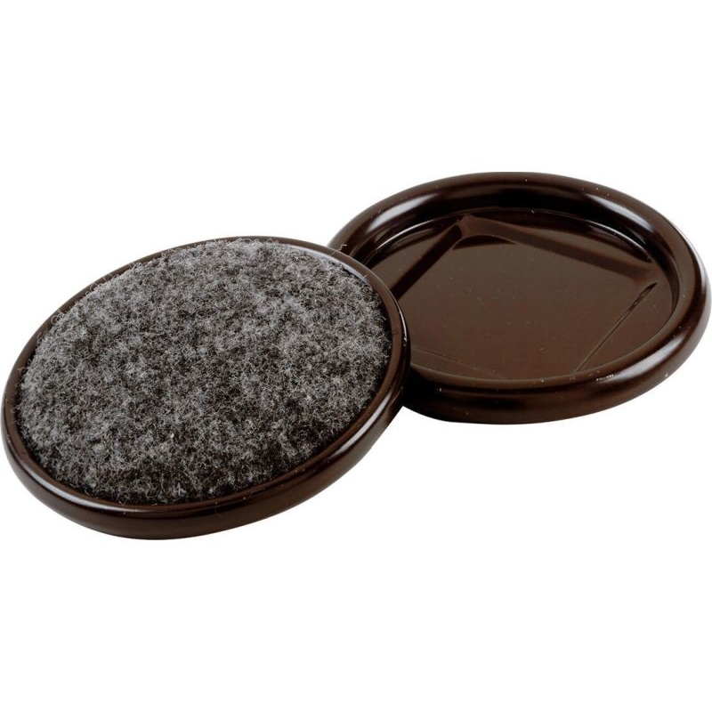 Shepherd Hardware 2-Inch Carpet Base Furniture Cups, 4-Pack