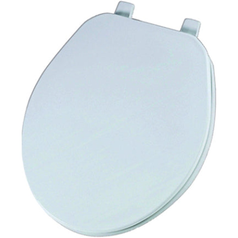 000 TOILET SEAT ROUND PLASTIC WH