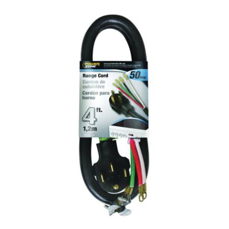 Power Zone 6/2 & 8/2 SRDT 50 Amp Range Cord