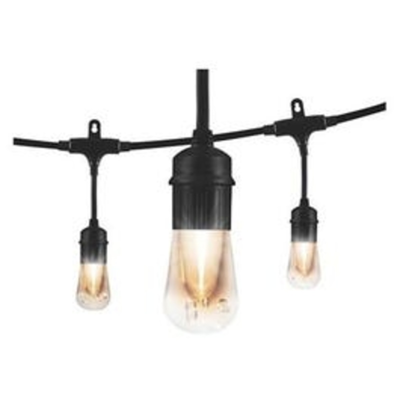 Vintage LED Cafe Light Set, 12 Bulbs, 24-Ft.