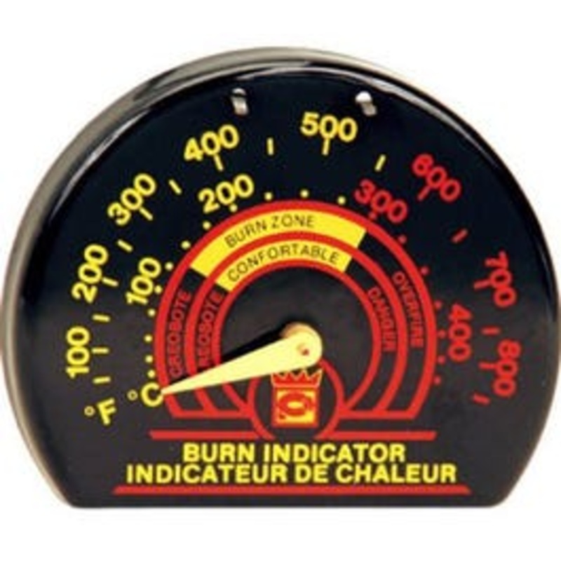 Stove Pipe Thermometer, Black