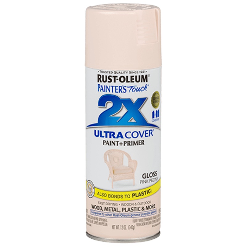 Rust-Oleum 2X Ultra Cover Gloss Spray Gloss Pink Peony