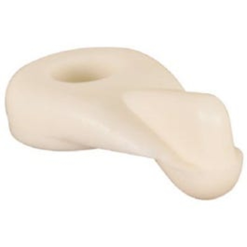8-Pack Nylon White Turn Button