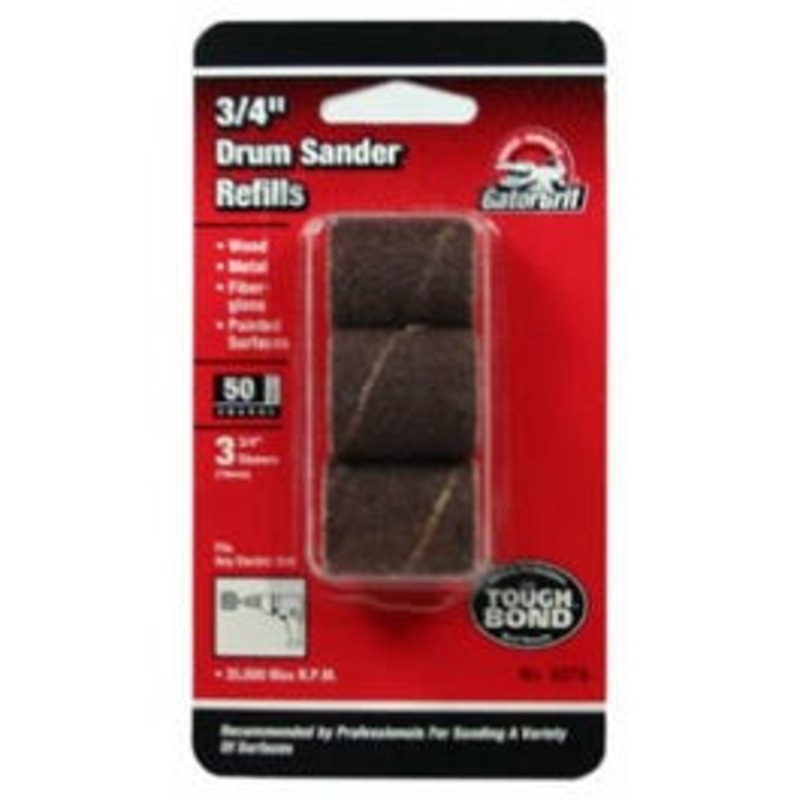 3-Pack 3/4×1-Inch Coarse Resin Cloth Sleeve