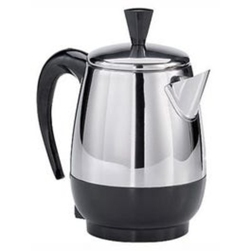 2 – 4-Cup Stainless Steel Percolator
