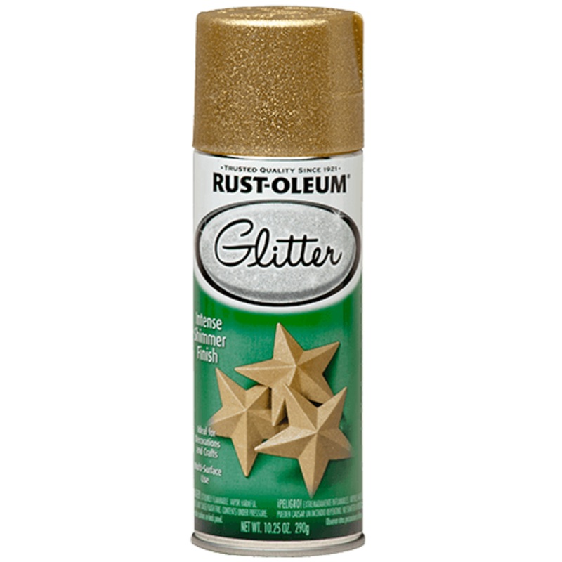 Rust-Oleum Glitter Spray Paint Gold