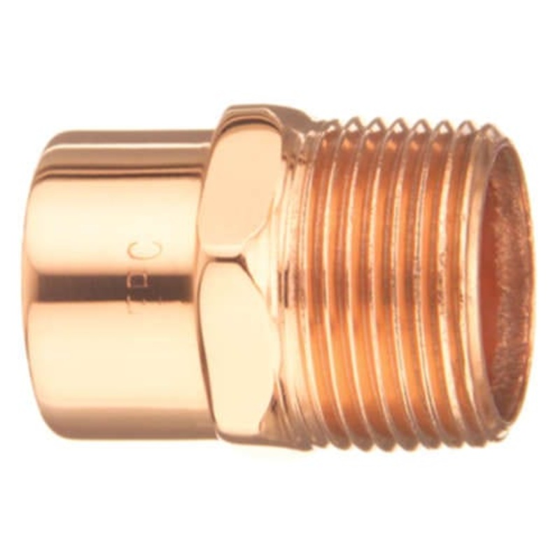 Elkhart Products Male Pipe Thread Wrot Copper Adapter