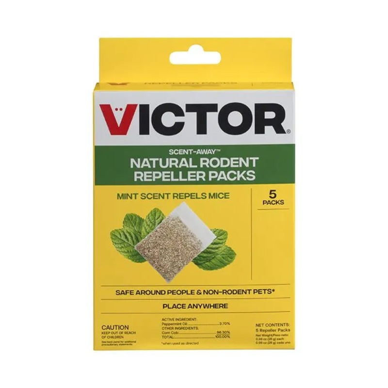 Victor Scent-Away Natural Rodent Repeller Packs